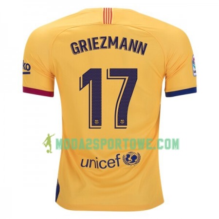 Koszulka FC Barcelona Antoine Griezmann 17 Wyjazdowe Stroje Piłkarskie 2019/20 Krótki Rękaw 